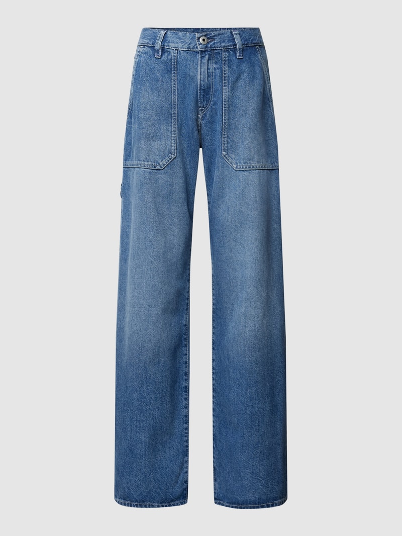 Boyfriend Jeans mit Ziernähten Modell 'Judee' in jeans