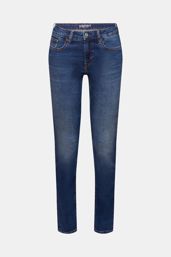 Schmale Jeans mit mittlerer Bundhöhe