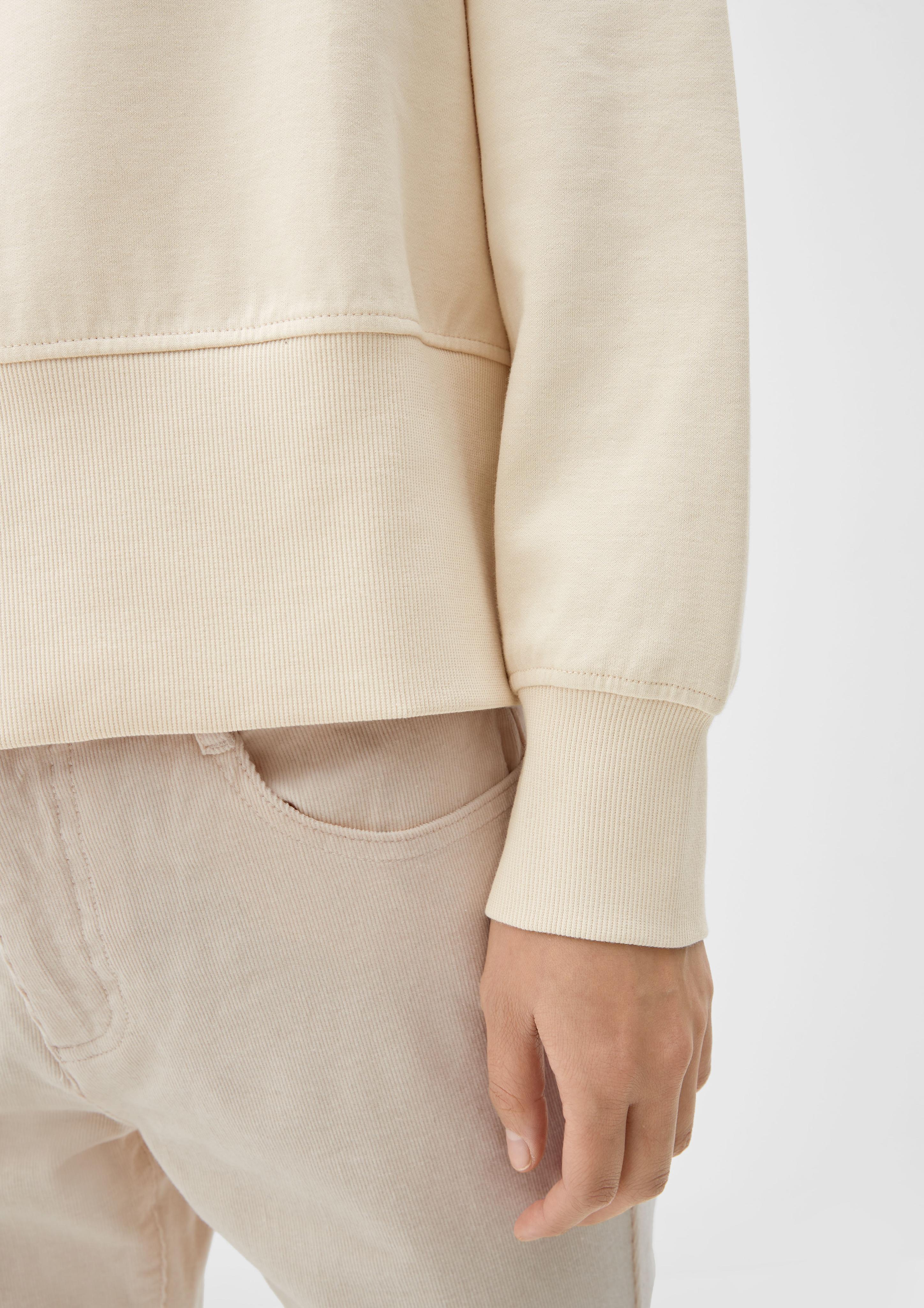 Sweatshirt mit Rippkragen  2121506-8100