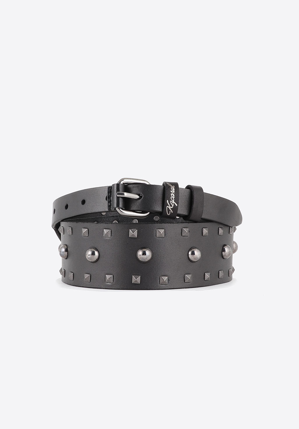 LIKKY  Ceinture fantaisie en cuir noir Femme