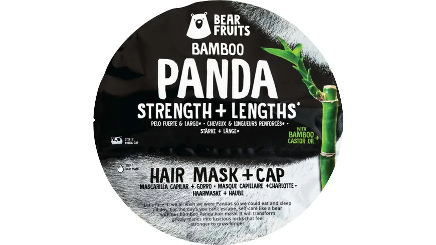 Bear Fruits Haarkur/Balsam/ Panda Hair Mask + Cap 20 ml