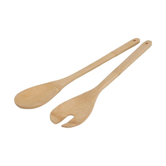 couverts à salade en bambou