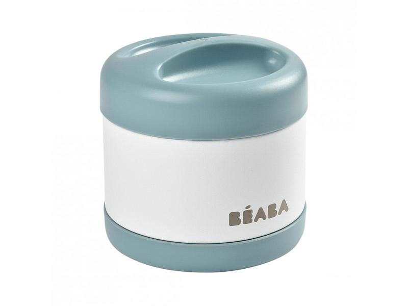 Portion inox isotherme 500 ml bleu et blanc