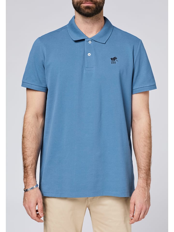 Polo Sylt Poloshirt in Blau günstig kaufen