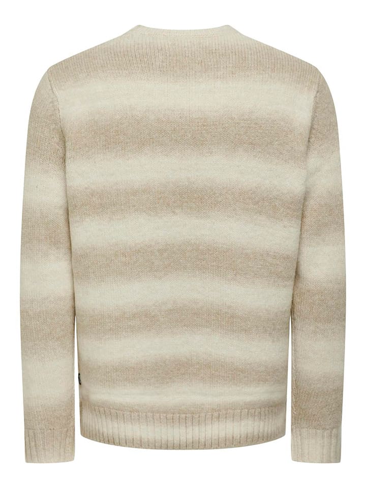 ONLY & SONS Pullover in Beige günstig kaufen