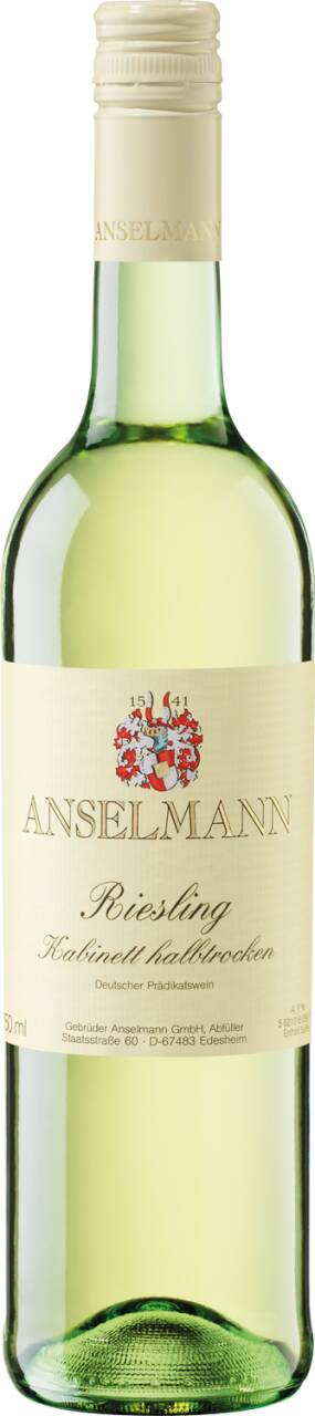 Weingut Anselmann Anselmann Riesling Kabinett halbtrocken 2022