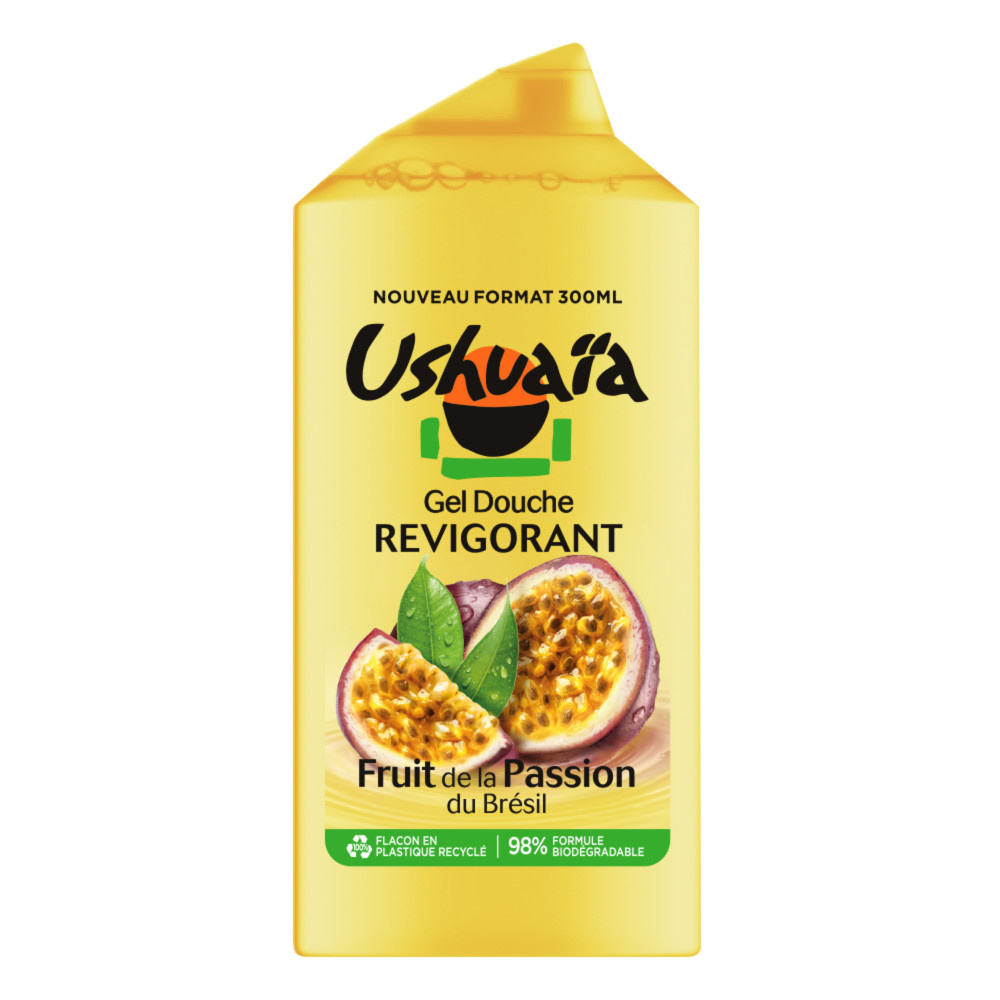 ushuaïa Ushuaia Gel douche Fruit de la Passion 300ml Gel Douche Fruit de la Passion