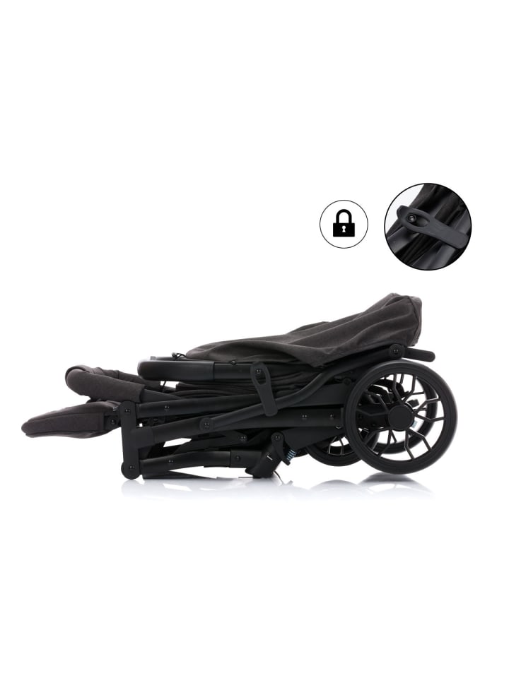 fillikid Sportwagen Buggy Styler Elite Exklusiv in Schwarz Melange günstig kaufen onesize