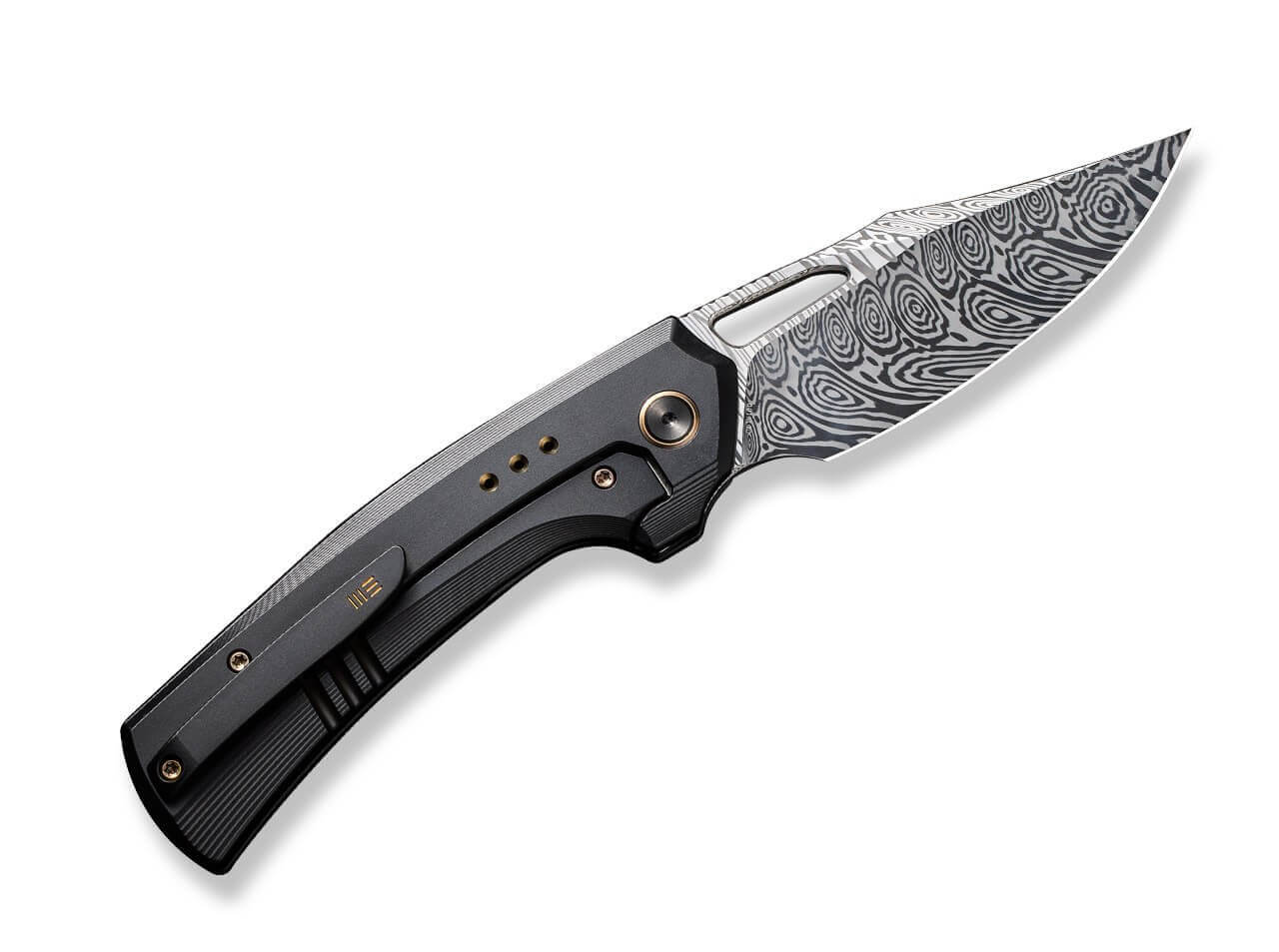 Nefaris Ltd Titanium Black Nebula FAT CF Damascus