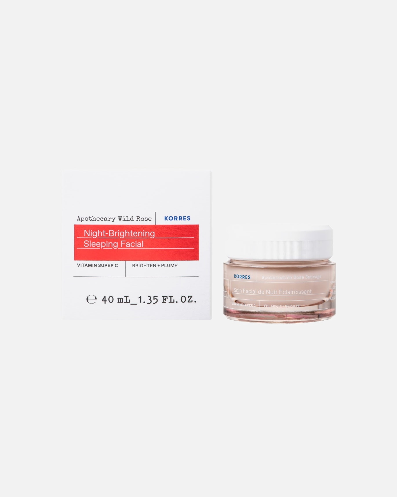 KORRES Crème de Nuit Eclat Rose Sauvage