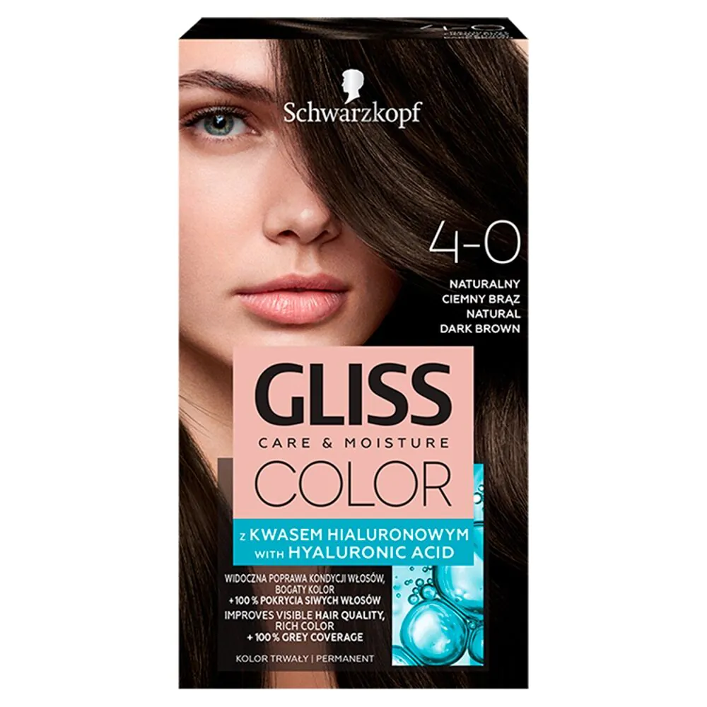 Gliss Color боја за косу 4-0 природно тамно смеђа