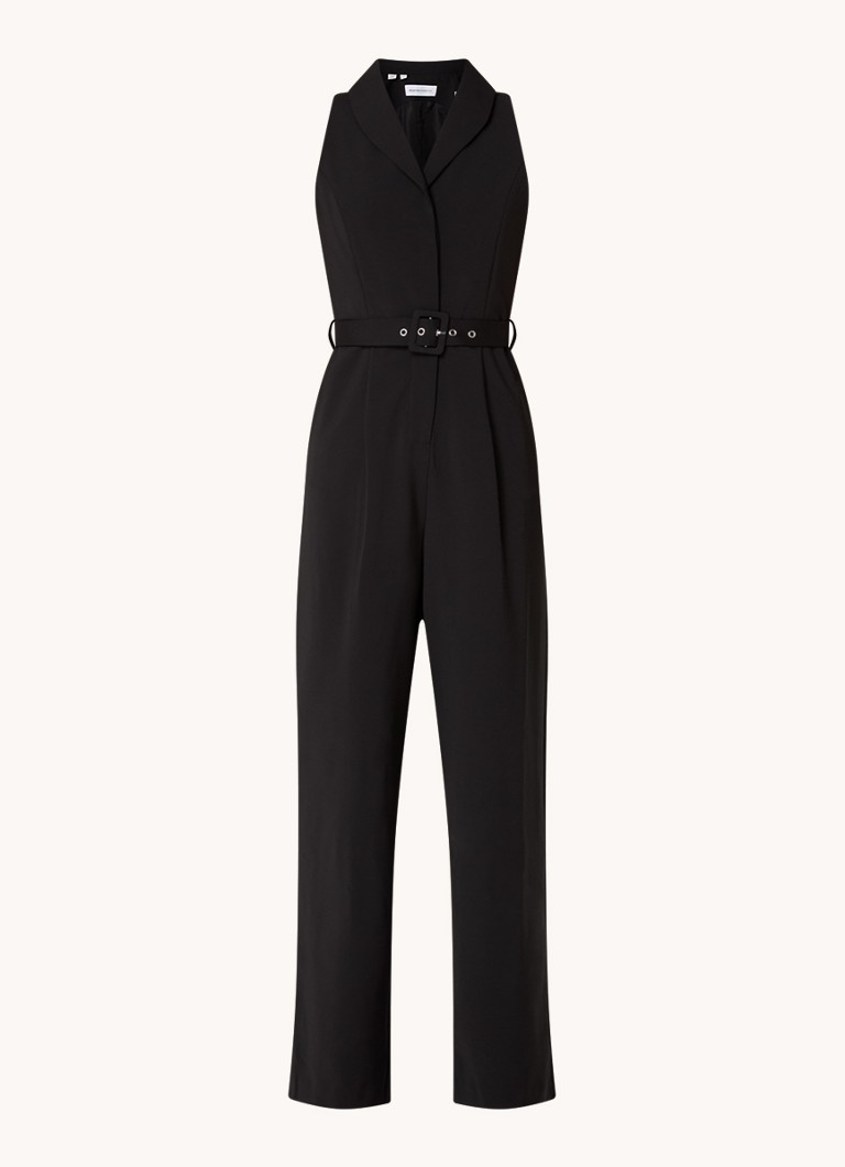 Selected Femme Adara jumpsuit straight fit jumpsuit with belt