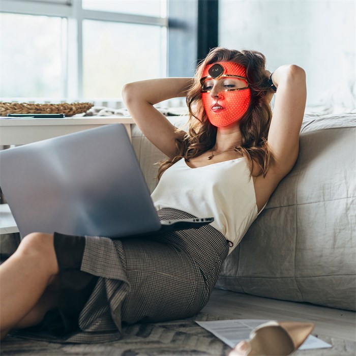 Smart Silicone LED Face Mask Zur Lichttherapie Aus Silikon