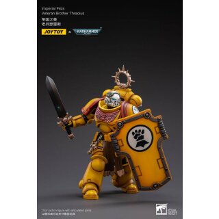 Warhammer 40k Actionfigur 1/18 Imperial Fists Veteran Brother Thracius 12 cm