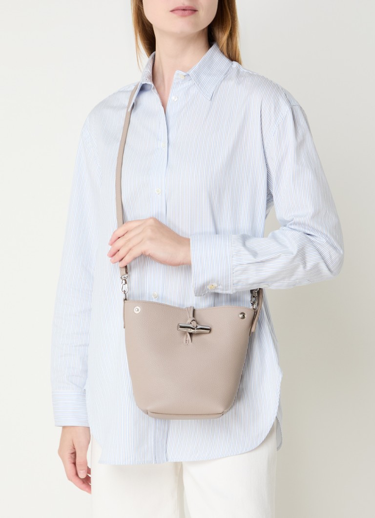 Longchamp Le Roseau shoulder bag with detachable shoulder strap