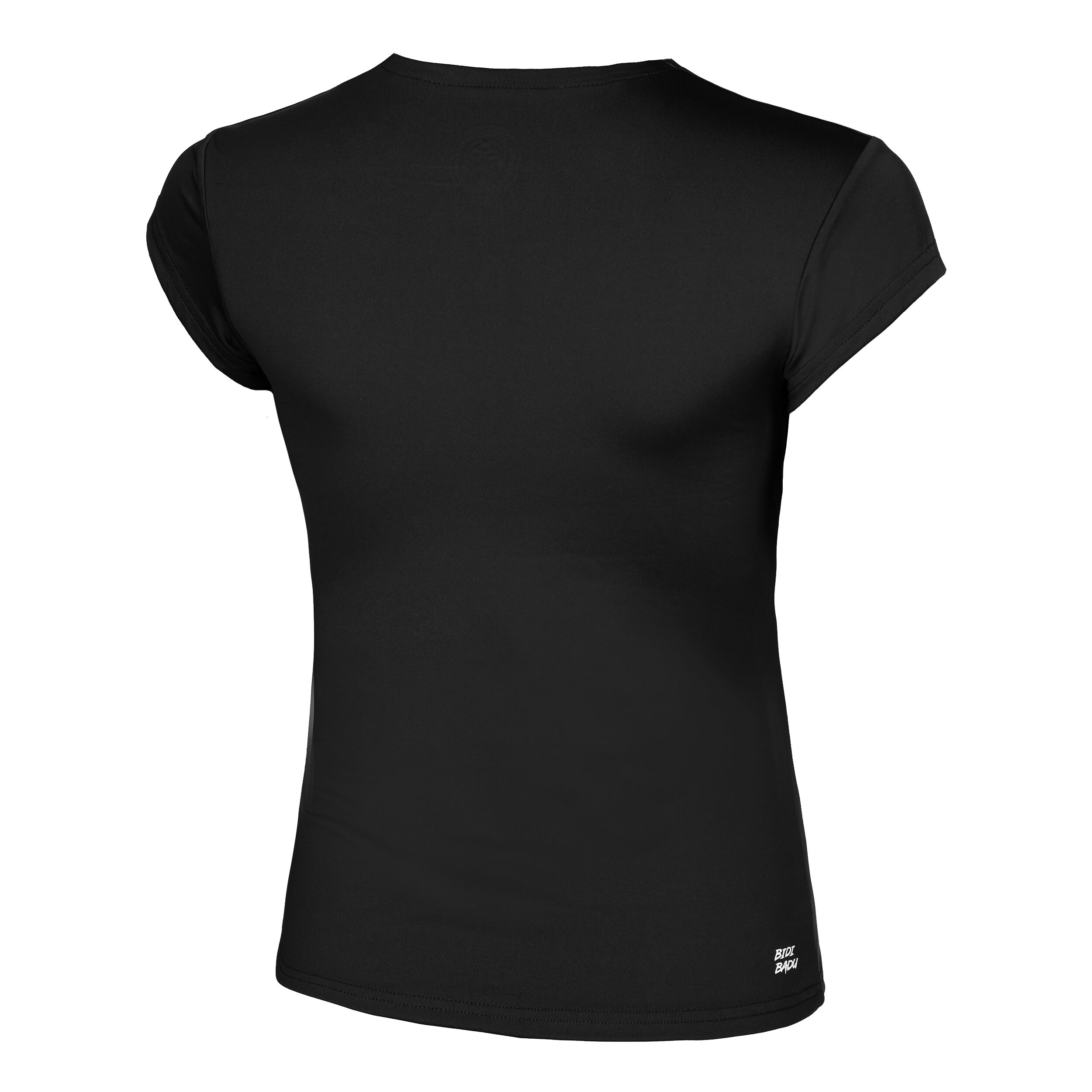 Crew V-Neck T-Shirt Damen - Schwarz