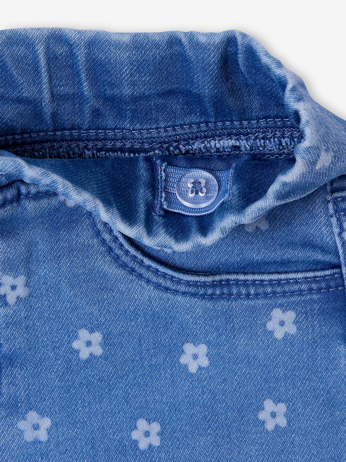 Vertbaudet Mädchen Treggings, Jeans-Optik - blue stone
