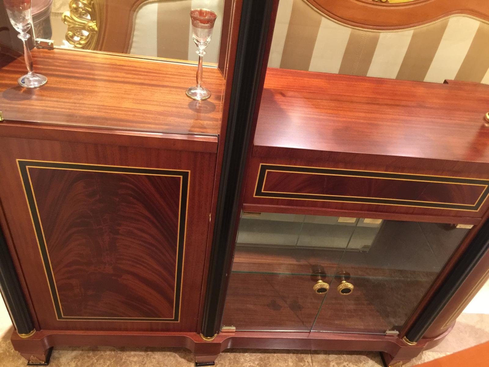 JVmoebel Barschrank Barock Bartheke Schrank Bartresen Bartisch Stehtisch Theke
