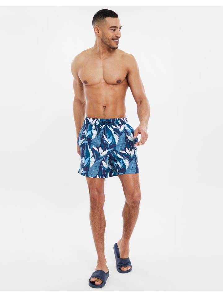 Threadbare Badehose THB Swim Short Ashdale in blue günstig kaufen M