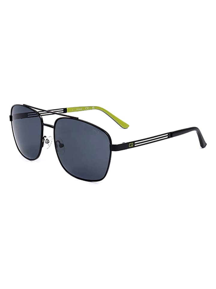 Guess Herren-Sonnenbrille in Schwarz günstig kaufen 58