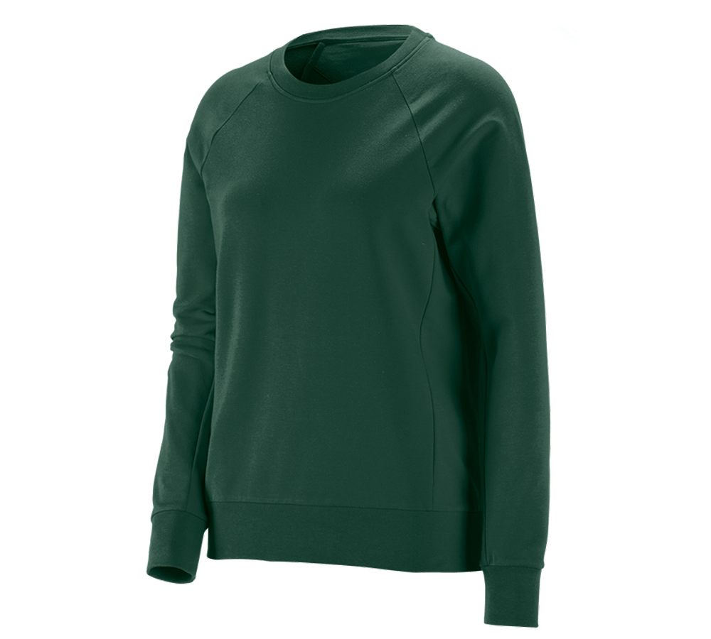 e.s. Sweatshirt cotton stretch, Damen