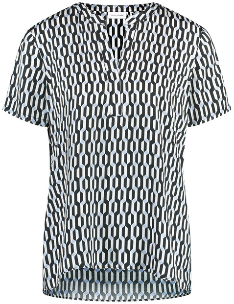 Gemustertes Blusenshirt