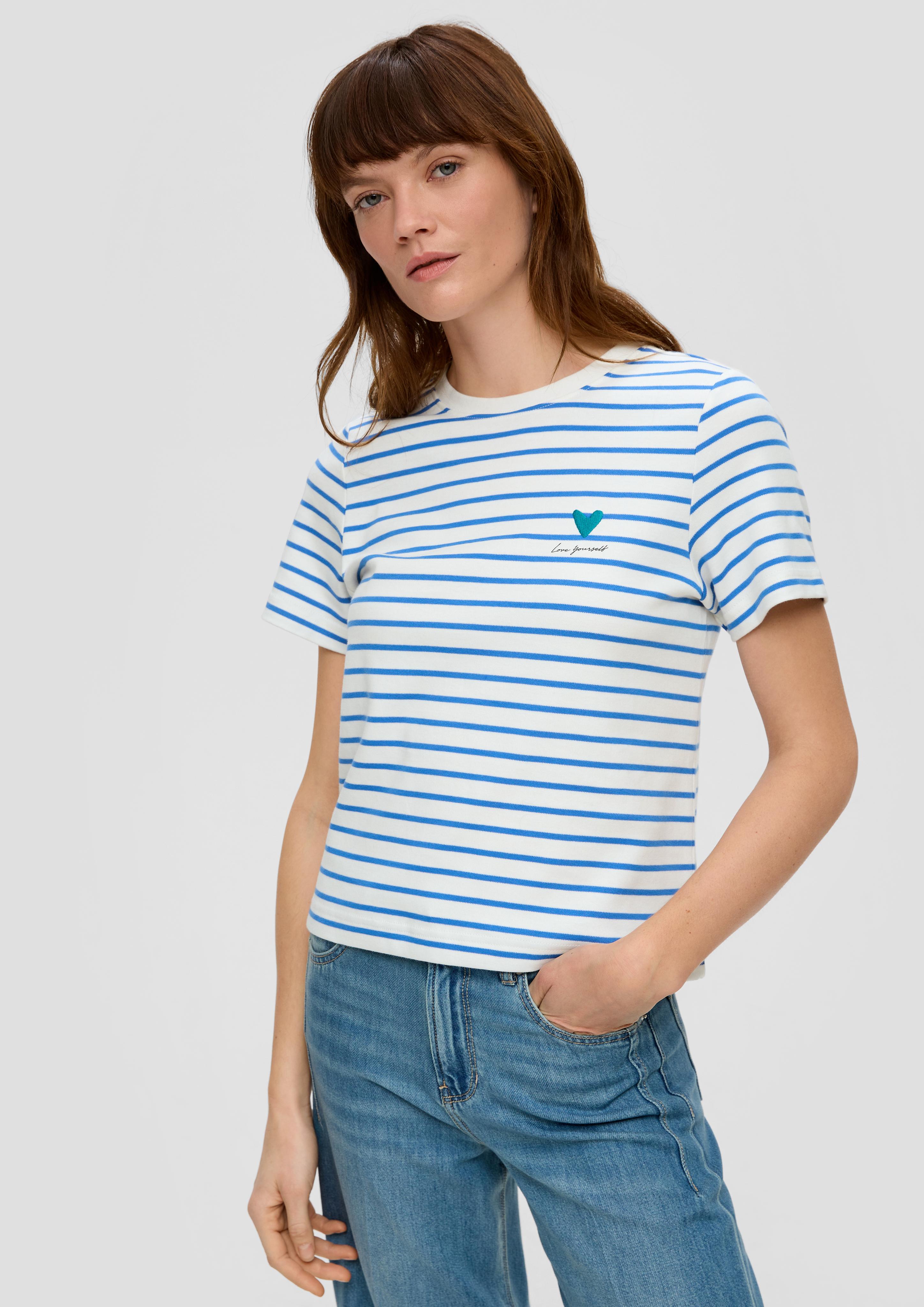 T-Shirt mit Streifenmuster  2141812-55G2