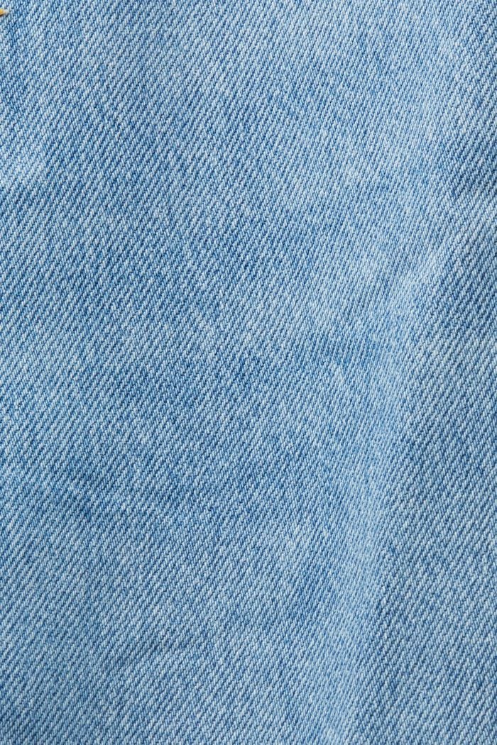 Jeans-Midirock, Baumwollmix
