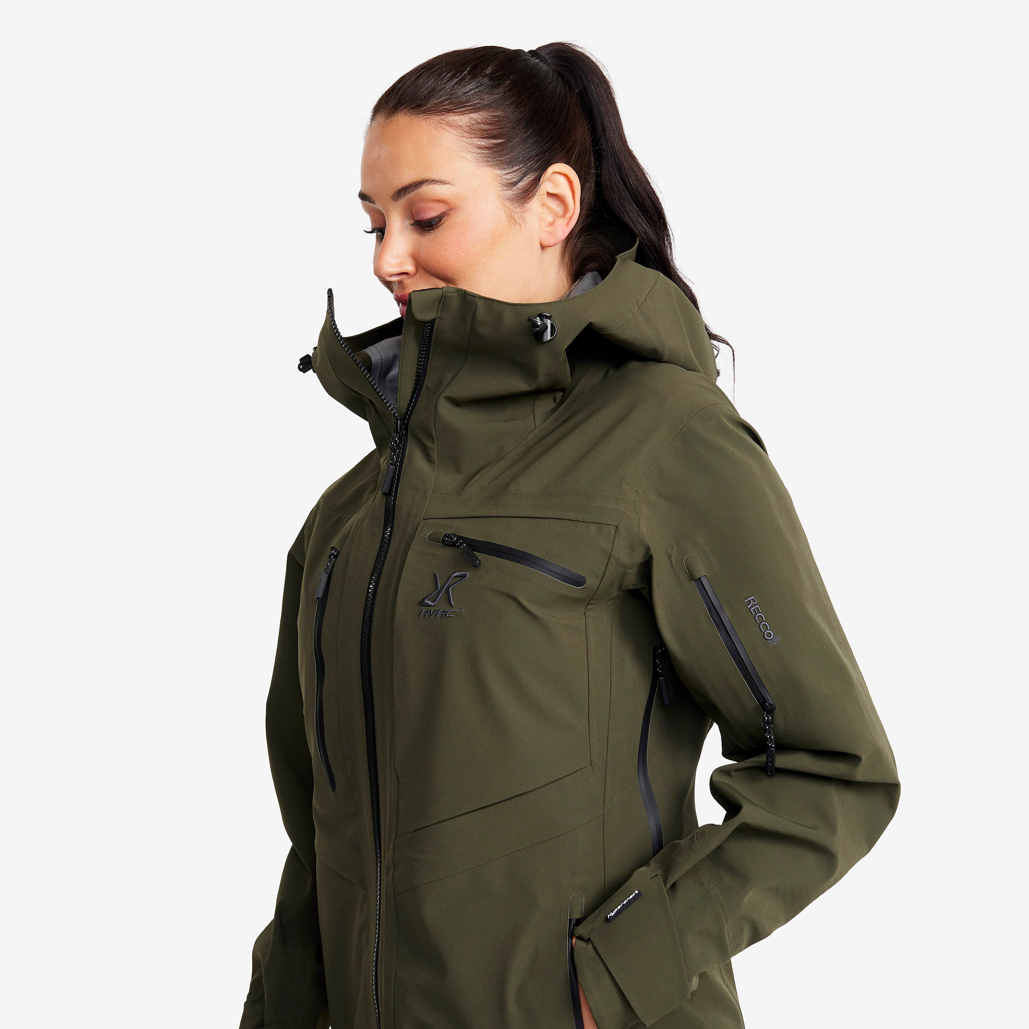 Cyclone Long 3L Jacket Femme Forest Night