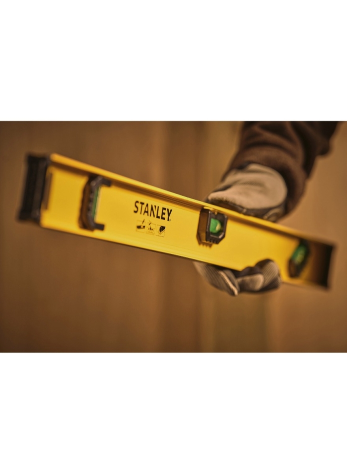 Nivelă Stanley 0-42-074 cu bulă de aer, tip I-Beam, 600 mm (3 fiole)