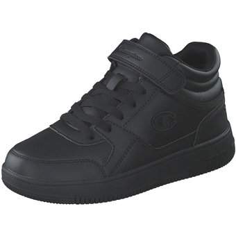 Champion Rebound Vintage Mid GS Sneaker in schwarz