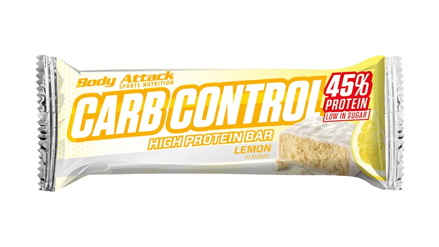 Body Attack Carb Control Proteinriegel Lemon 100 g