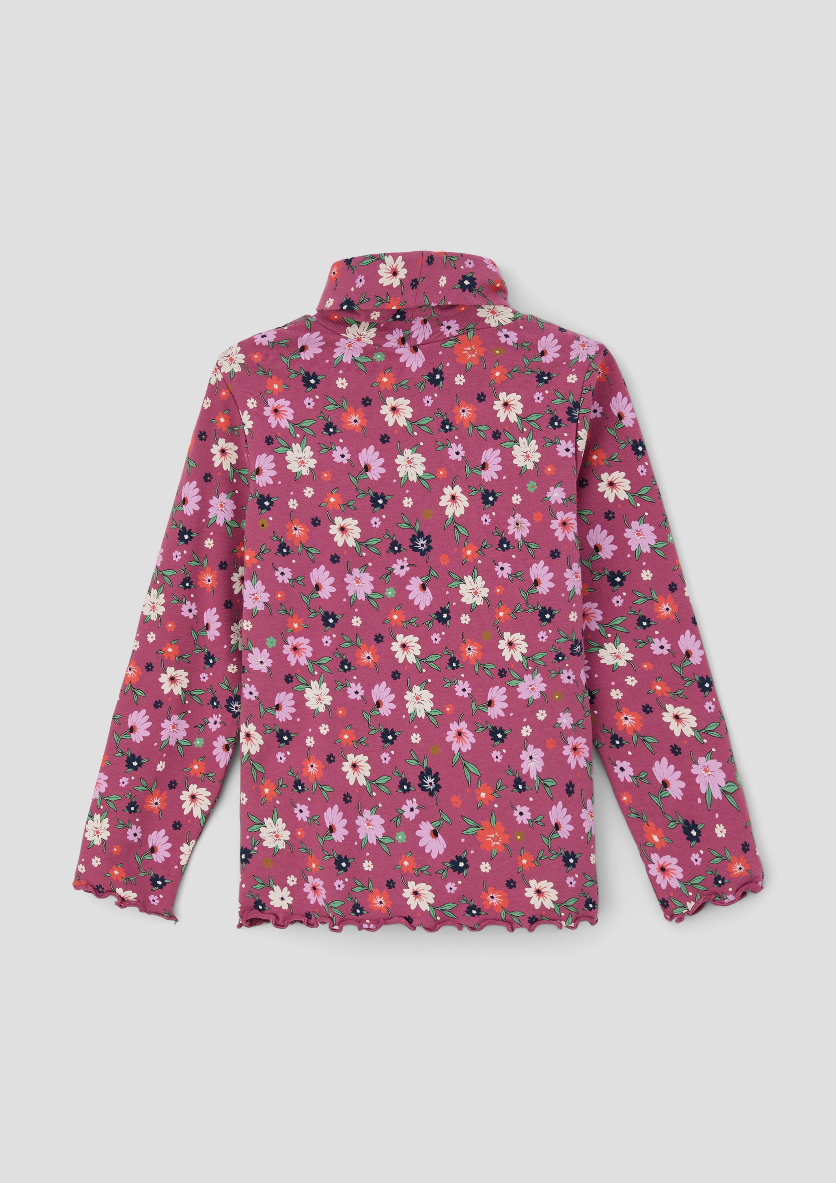 Longsleeve mit Bogenkante  2133833-45A3
