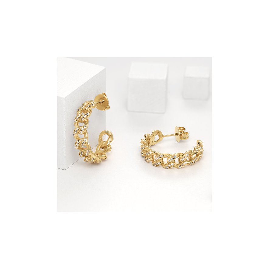 JETTE Ohrstecker GLITTER CHAIN