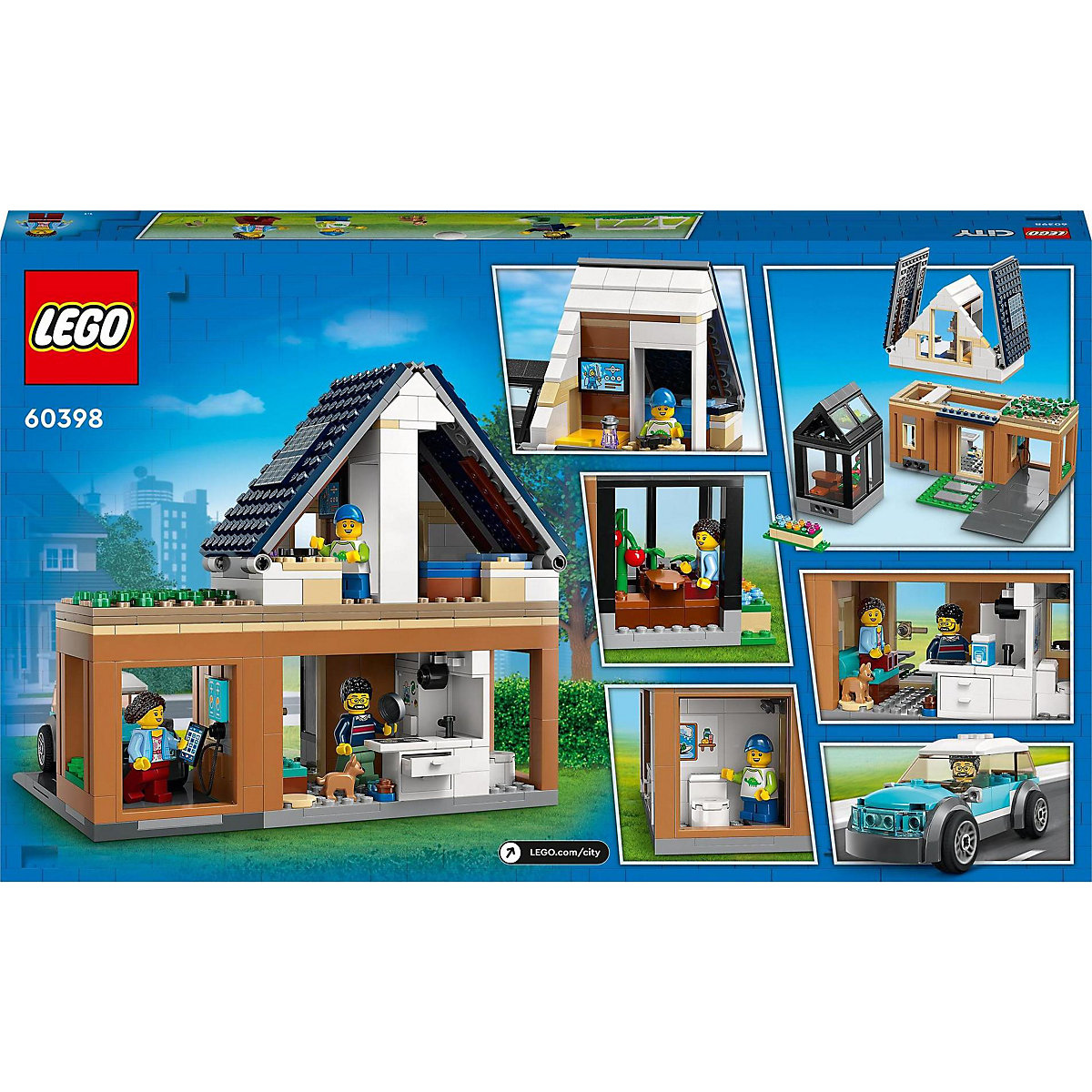 LEGO® City 60398 Familienhaus mit Elektroauto