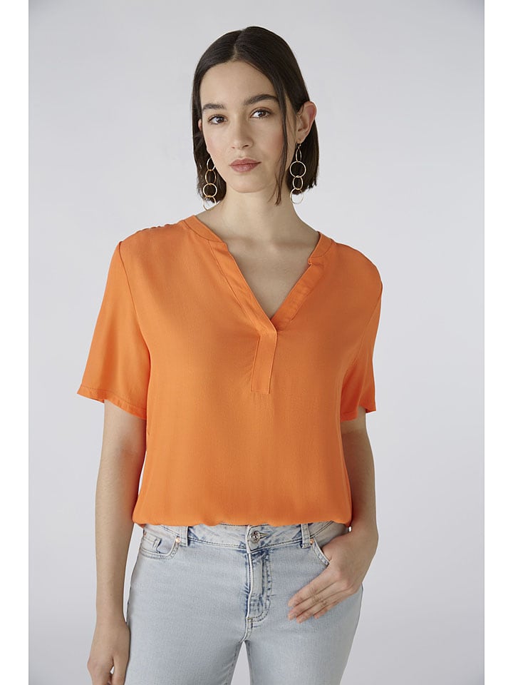 Oui Bluse in Orange günstig kaufen