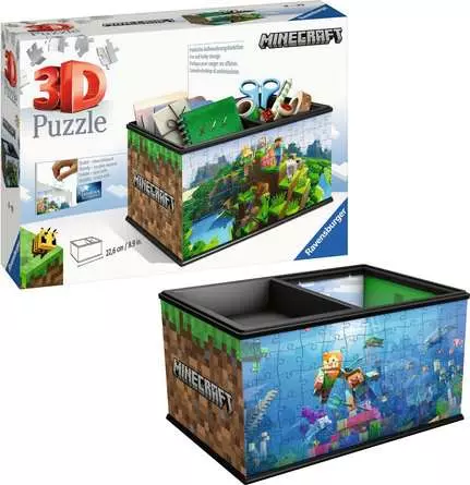 3D Puzzle Aufbewahrungsbox Minecraft