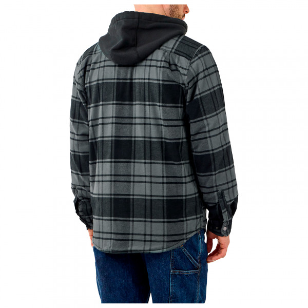 Carhartt - Flannel Fleece Lined Hooded Shirt Jacket - Hemd