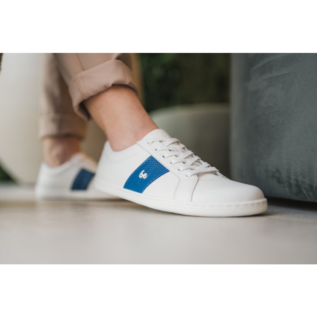 Be Lenka Elite White Blue Barfußschuhe