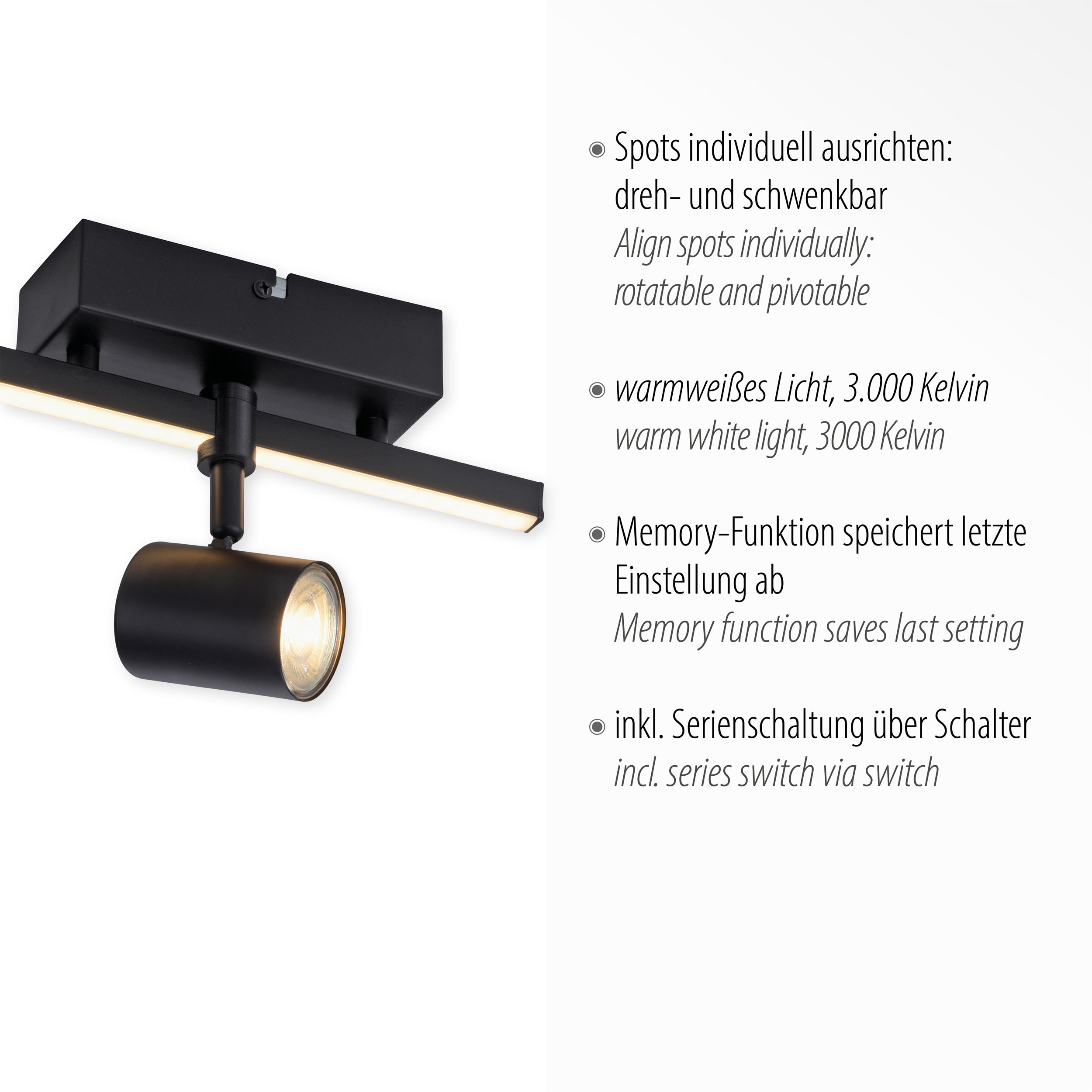Paul NeuhausLED-Deckenleuchte 1flg