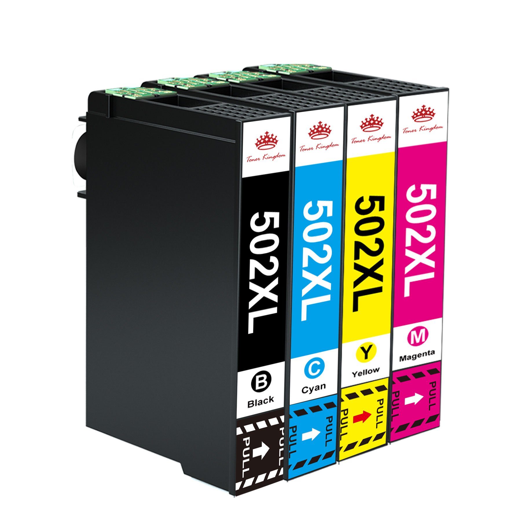 Toner Kingdom 502 druckerpatrone für Epson 502xl Multipack Patronen Tintenpatrone (für WF-2860 WF-2865 XP-5100 XP-5105)