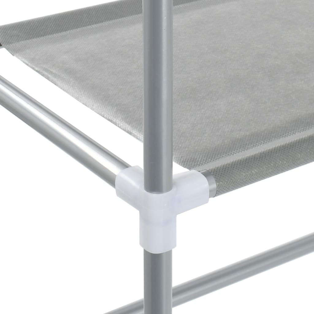 DOTMALL Waschmaschinenumbauschrank Edelstahl Waschmaschinen-Regal mit 3 Ablagen 69x28x169 cm