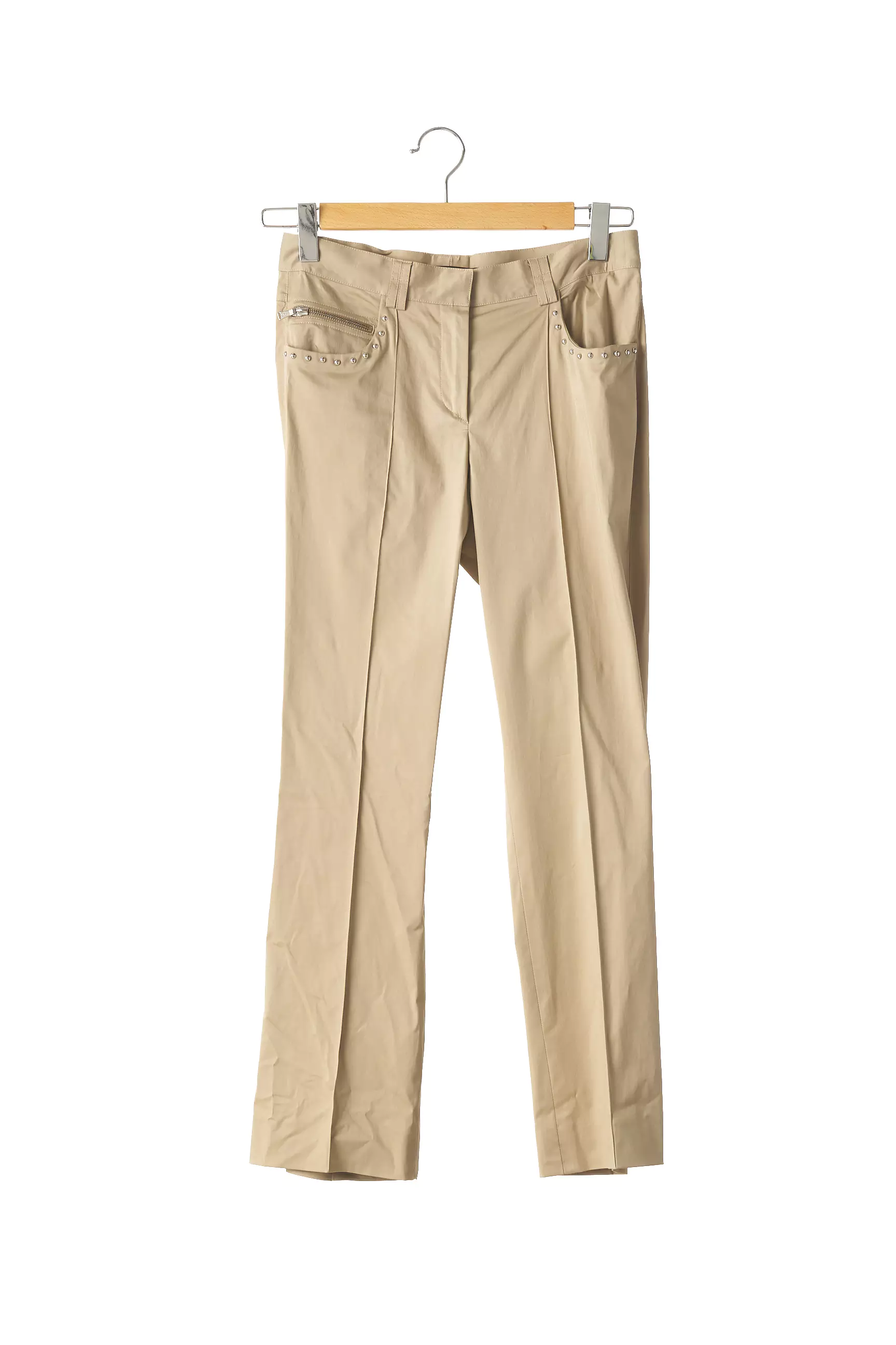 Georges Rech Pantalons Droits Femme couleur beige