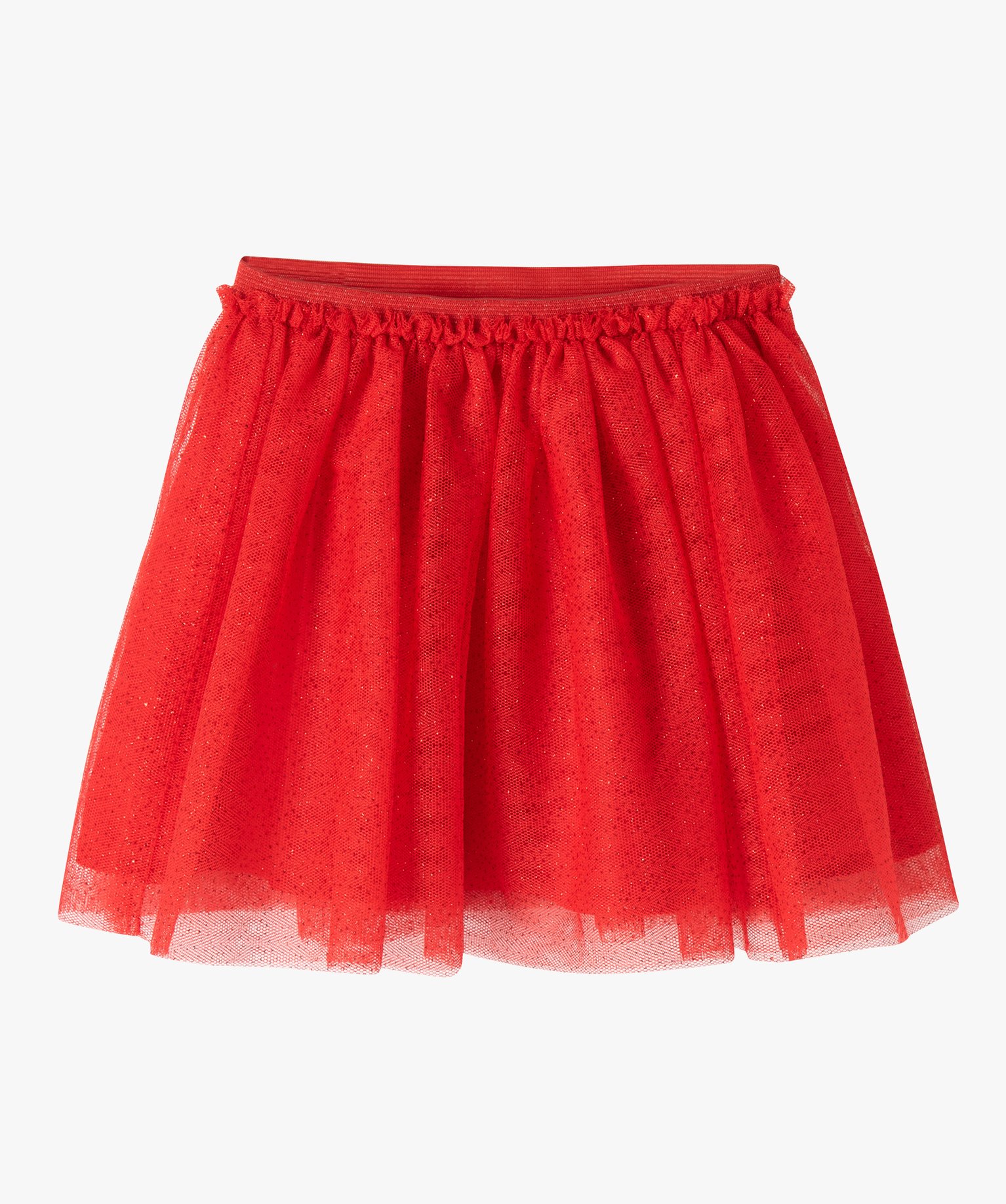 Jupe en tulle pailleté bébé fille rouge | GEMO