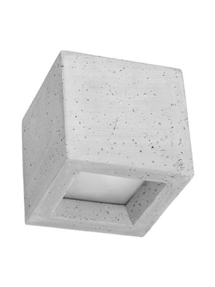 Nice Lamps Wandleuchte LEO aus Beton Grau (L)12cm (B)12cm (H)10cm günstig kaufen onesize