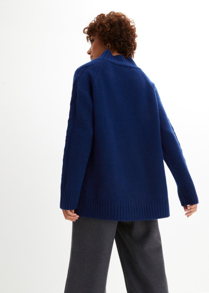 Oversized Woll-Pullover mit Good Cashmere Standard®-Anteil