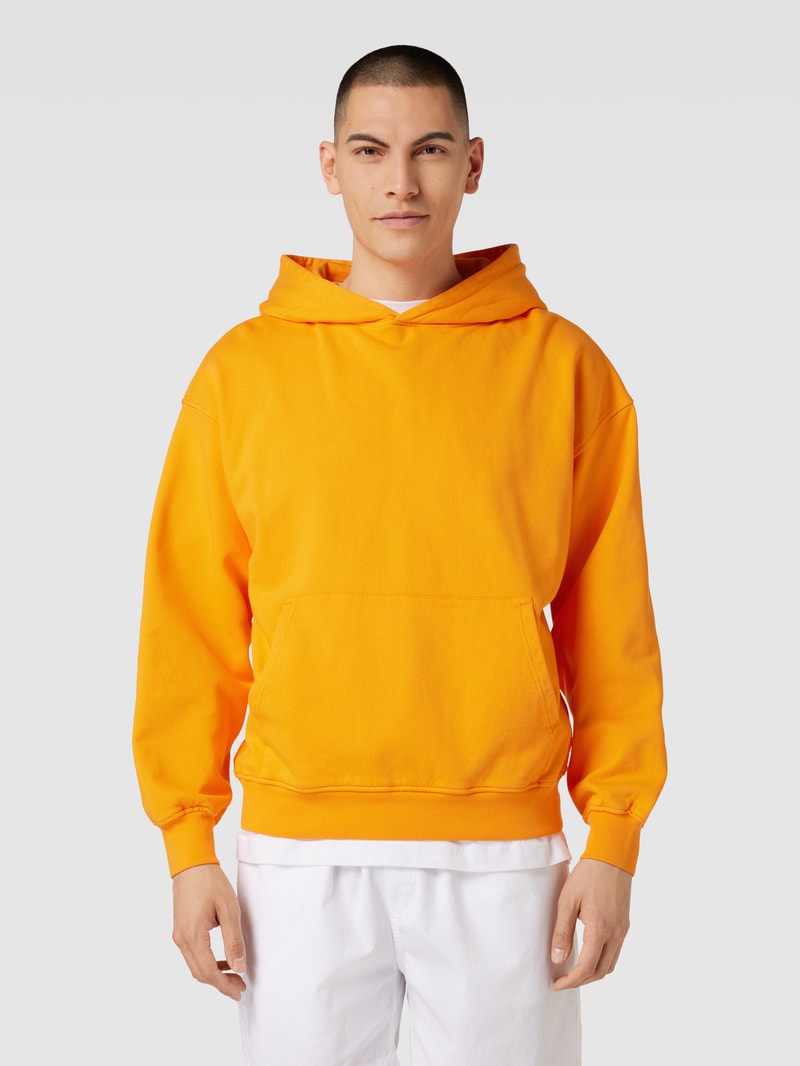 Oversized Hoodie aus Bio-Baumwolle in orange