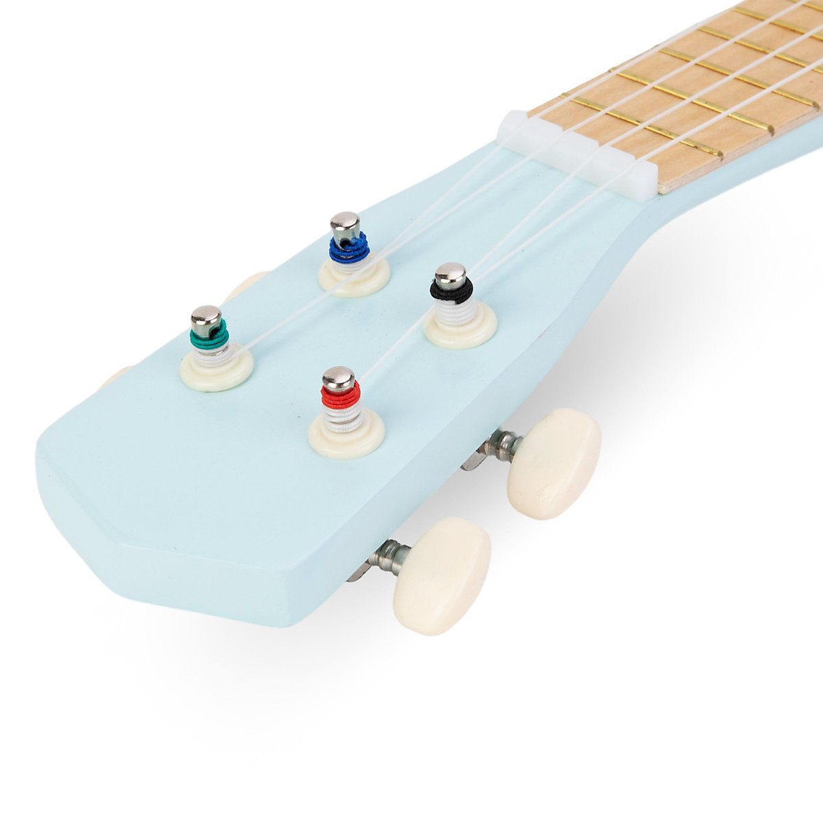 Holzgitarre – Ukulele – blaue Farbe, lehrt einfache Akkorde, stimuliert den Hörsinn, Nachahmung eines echten Instruments, schöne Klänge