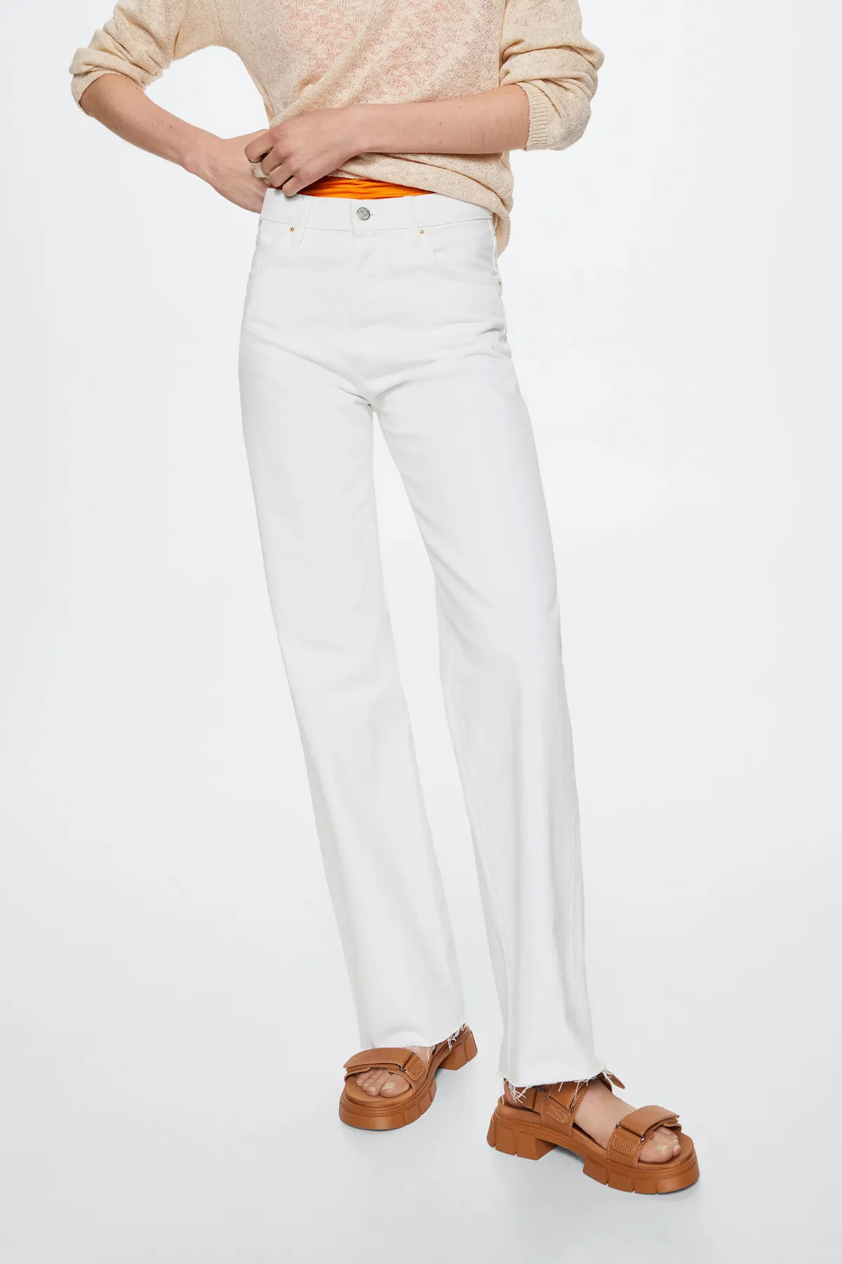 MANGO  Weiße Damenjeans 37010253