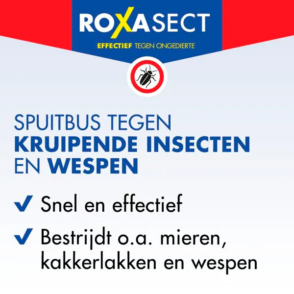 Roxasect Spray mot krypende insekter og veps 400 ml
